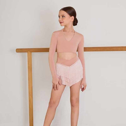 Angular Fringe Skirt Kids