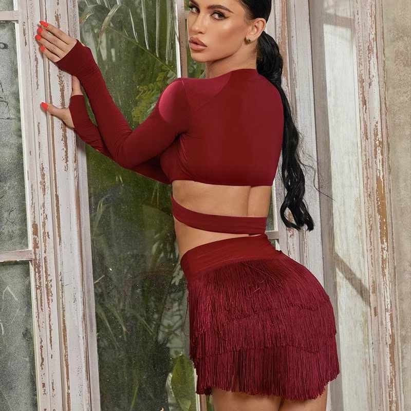 ZYM Luxe Fringe Skirt