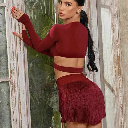 ZYM Luxe Fringe Skirt