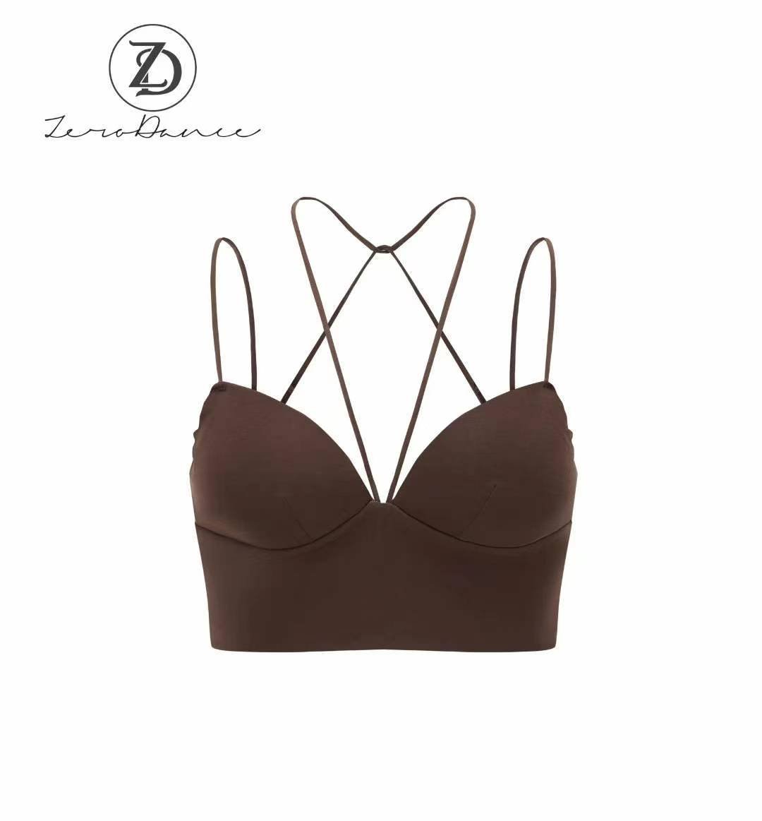 Spaghetti Cross Strap Cropped Camisole