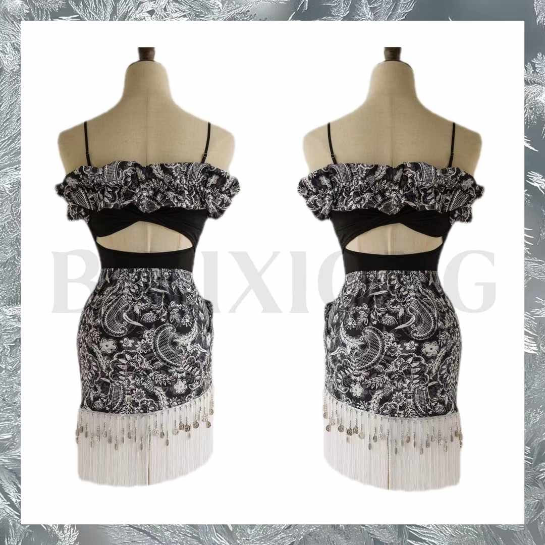 One-Shoulder and Cami Top with Waist Tie