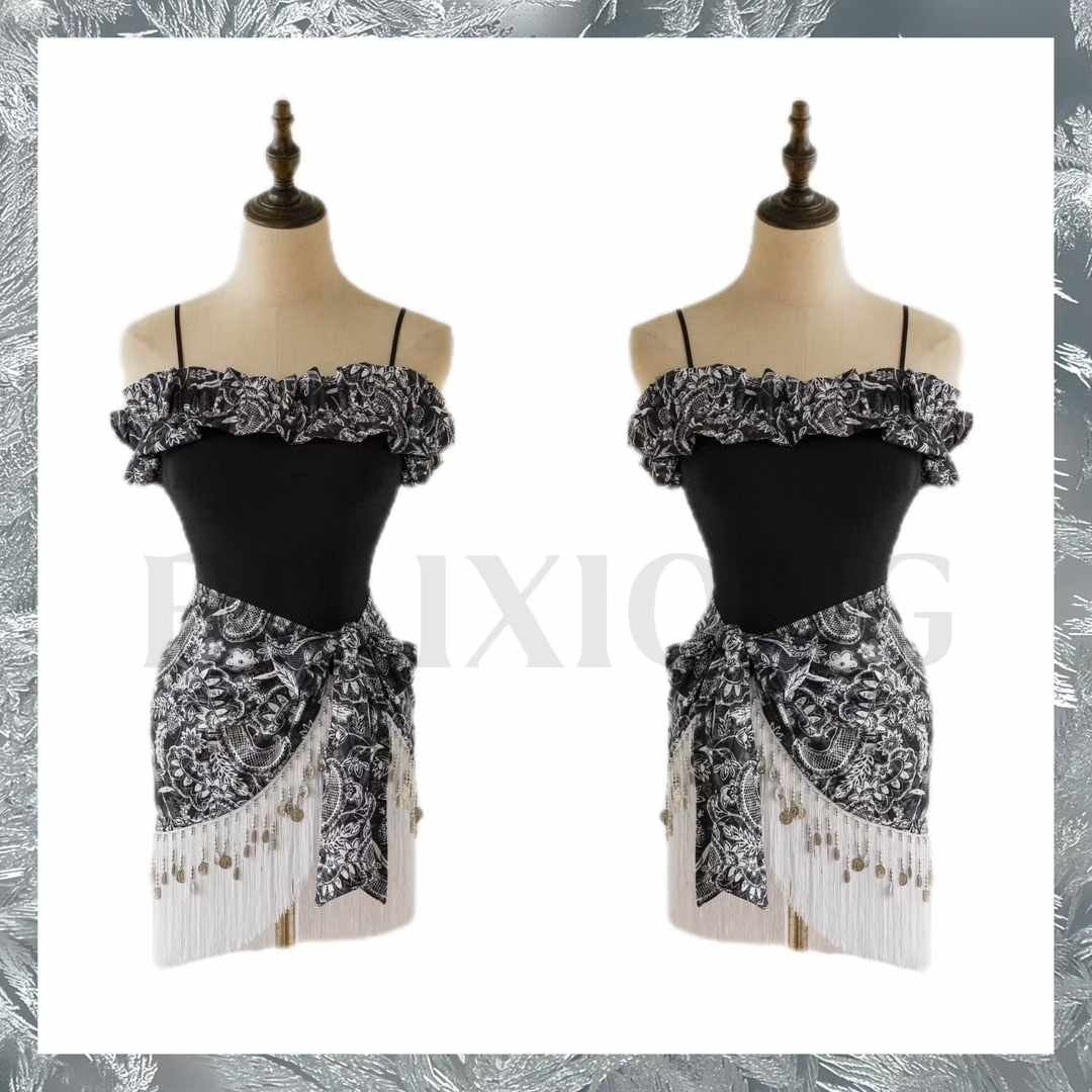 One-Shoulder and Cami Top with Waist Tie