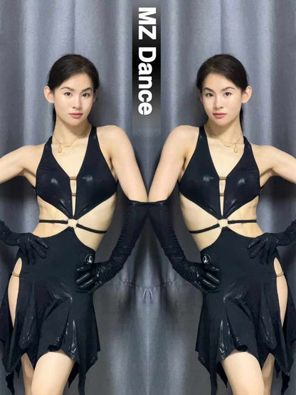 Sexy Backless Asymmetrical Split Dress