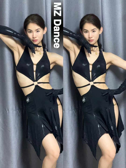 Sexy Backless Asymmetrical Split Dress