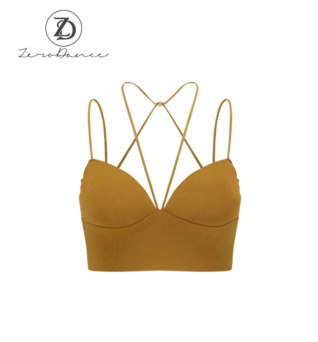 Spaghetti Cross Strap Cropped Camisole