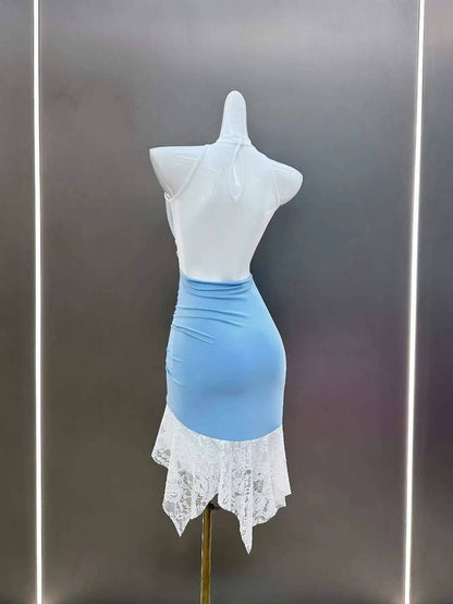3D Lace Dress with Exquisite Details and Sophisticated Tones