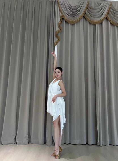 Timeless Elegance in White Dancewear
