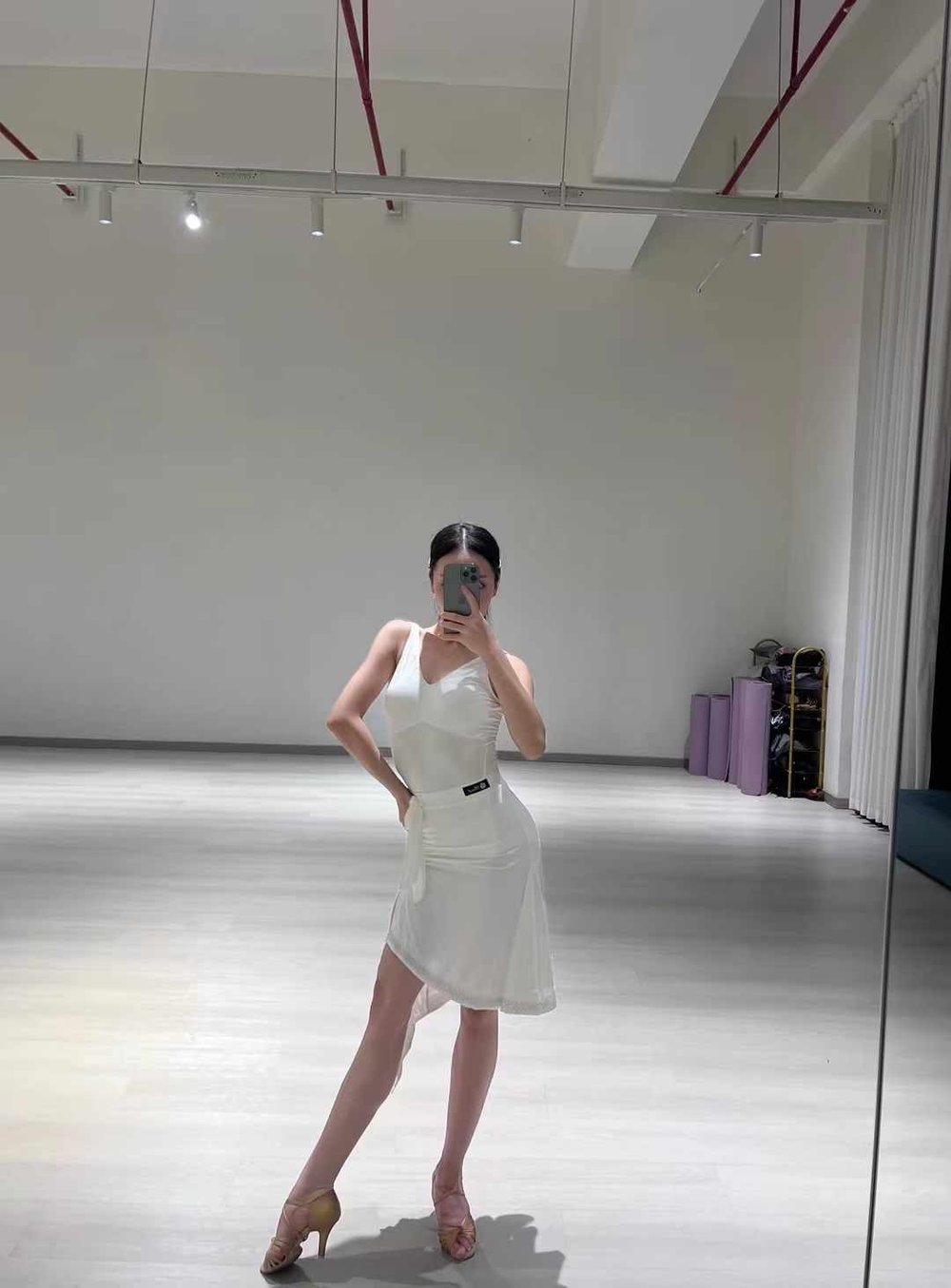Timeless Elegance in White Dancewear