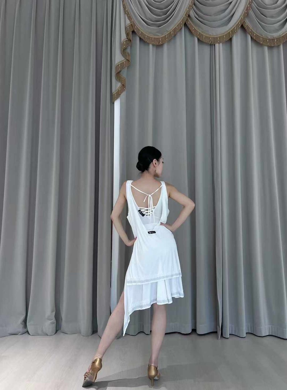 Timeless Elegance in White Dancewear